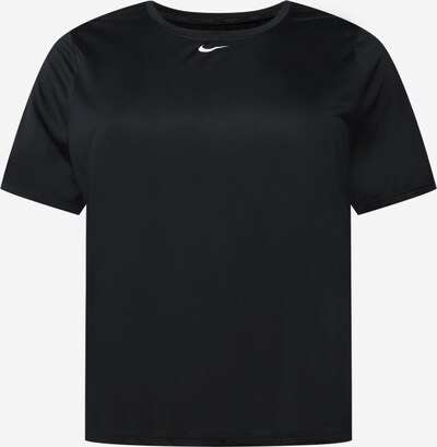 Tricou funcțional Nike Sportswear pe negru / alb, Vizualizare produs