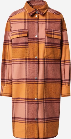 Iriedaily Between-Seasons Coat in Orange: front