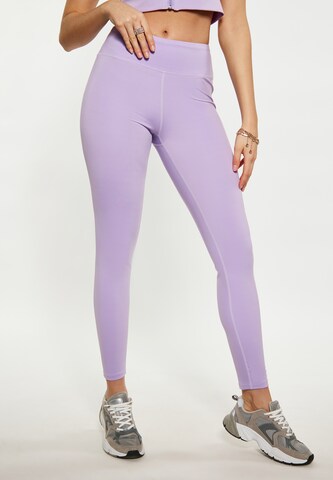 Skinny Leggings faina Athlsr en violet : devant