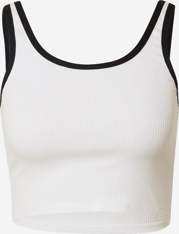 24COLOURS Top in White: front