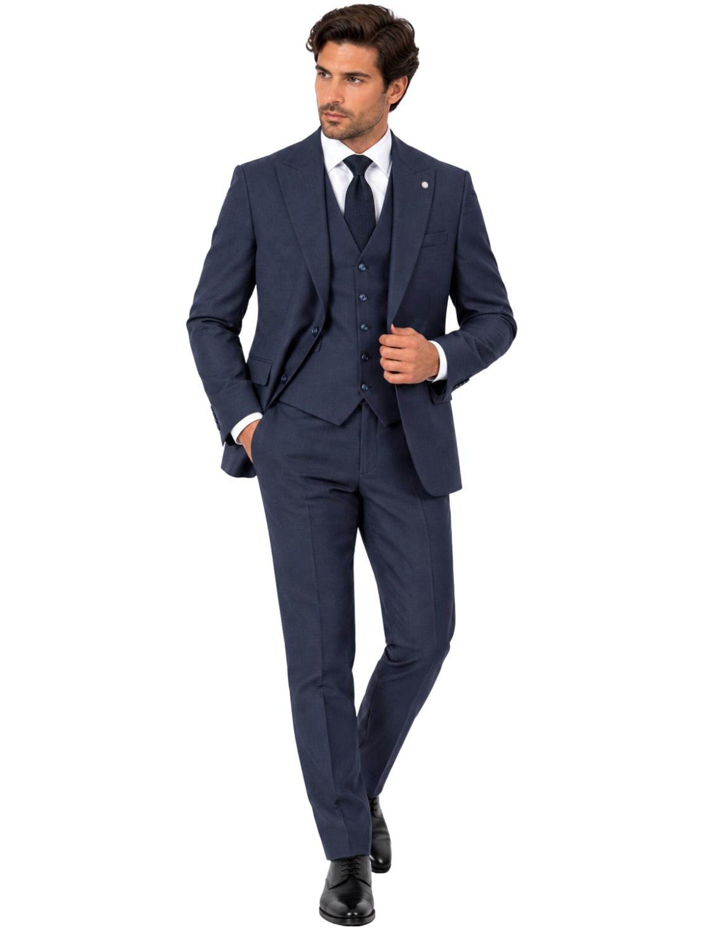 Guild Suit 'Slim fit Business Anzug' in Blue: front
