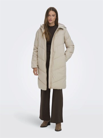 JDY Winter coat 'JDYUlrikka' in Beige: front