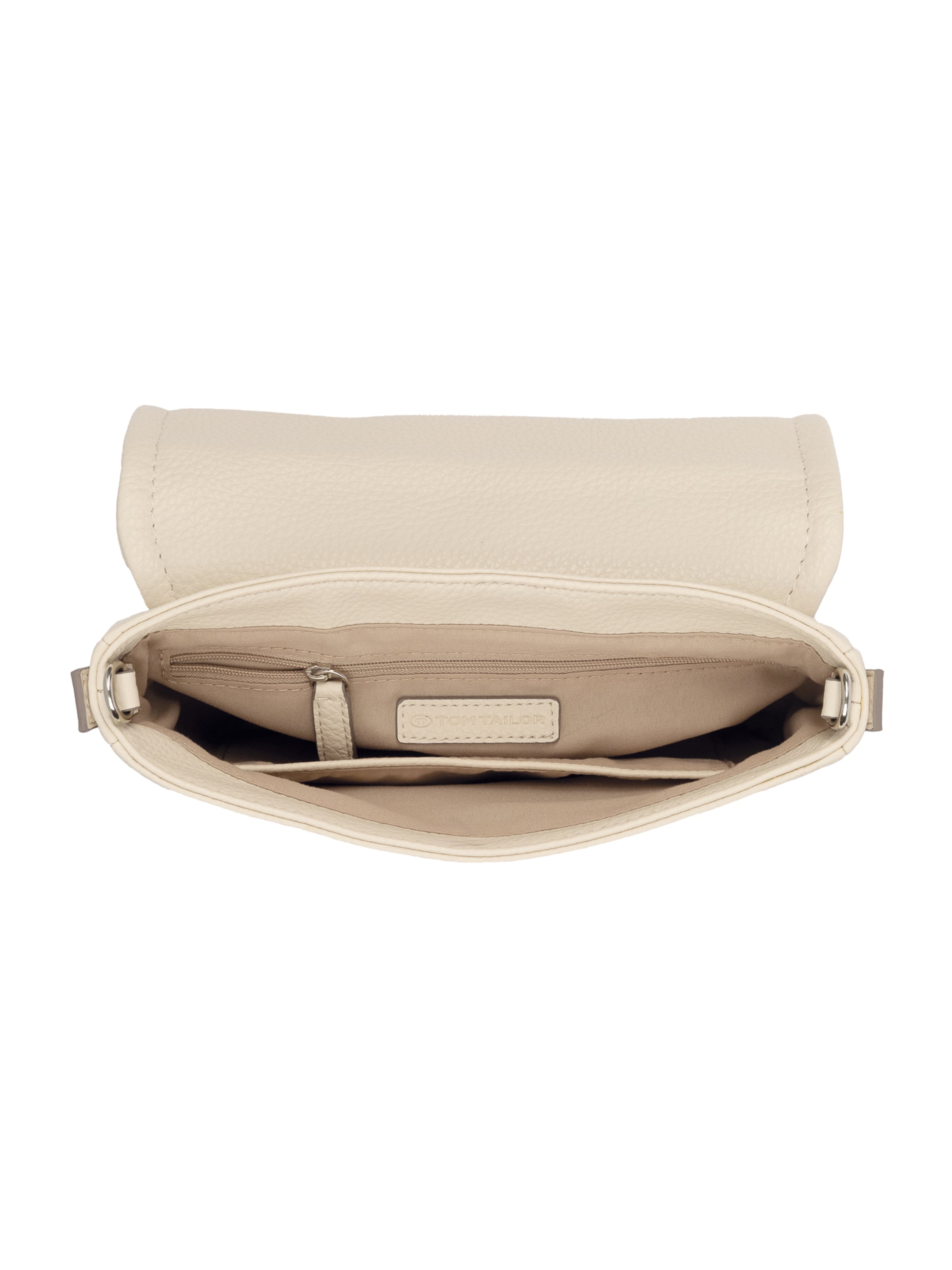 TOM TAILOR Crossbody Bag 'Delphina' in White