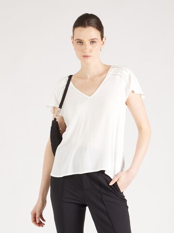 VILA T-shirt 'Mesa' i beige: framsida