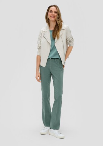 s.Oliver Slimfit Jeans 'Beverly' in Groen