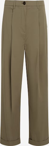 Wide Leg Pantalon TOMMY HILFIGER en marron : devant