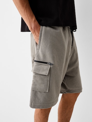 Loosefit Pantaloni cargo di Bershka in grigio