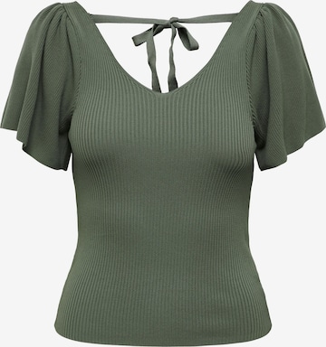 ONLY Sweater 'Leelo' in Green: front