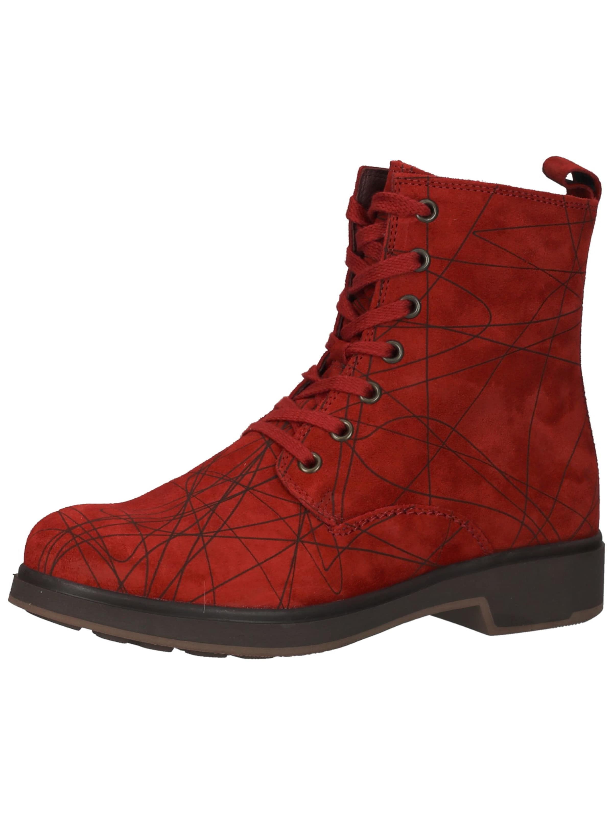 Bottines à lacets THINK! en rouge : devant