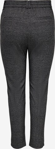 ONLY Carmakoma Slim fit Pleat-front trousers 'Goldtrash' in Black