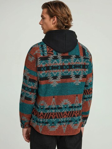 Funky Buddha - Casaco meia-estação em mistura de cores