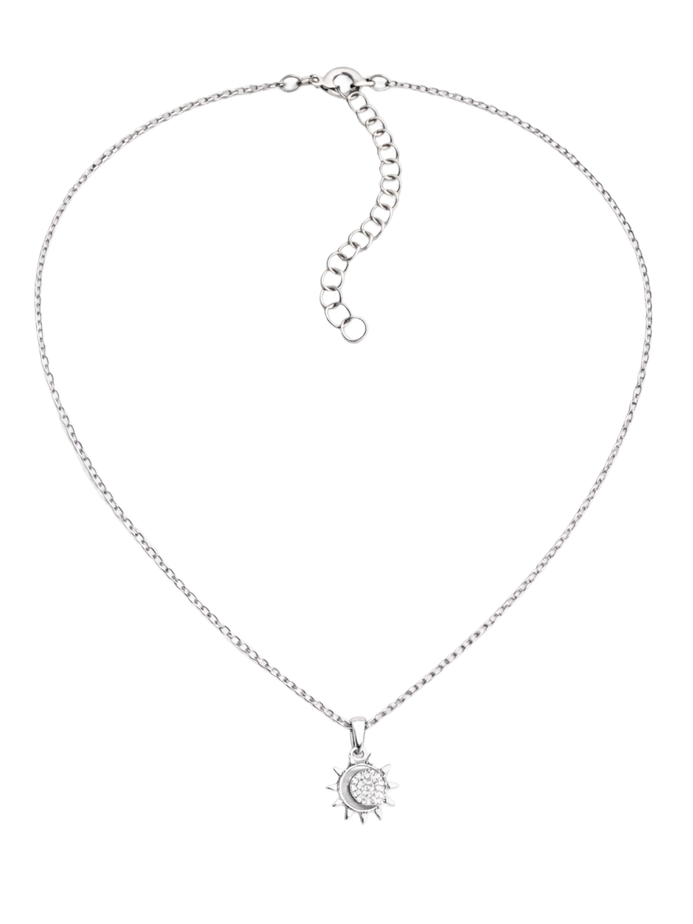 So Chic Ketting in Zilver: voorkant