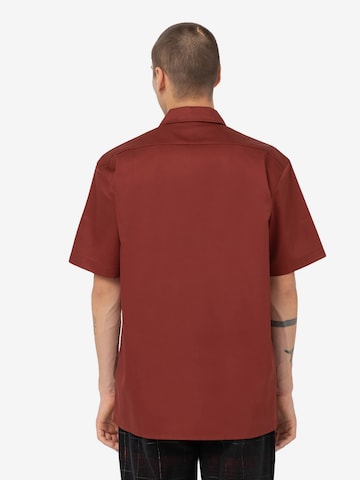 Comfort fit Camicia 'WORK' di DICKIES in rosso