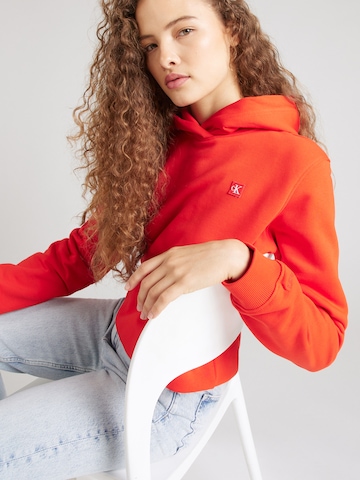 Calvin Klein Jeans Sweatshirt i röd