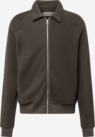 Veste mi-saison 'John' WEEKDAY en gris : devant