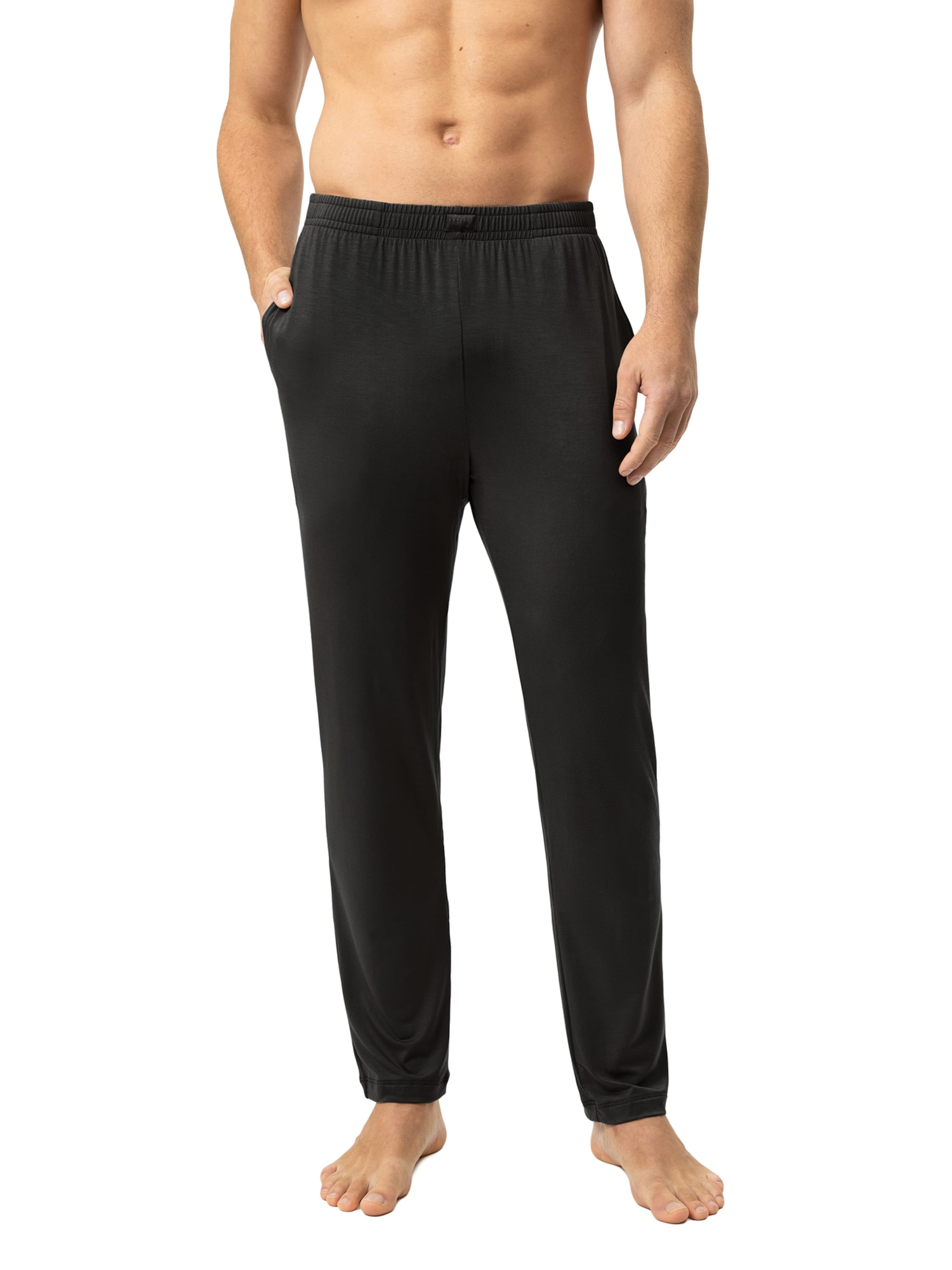 Pyjama long 'Jefferson' Mey en noir : devant