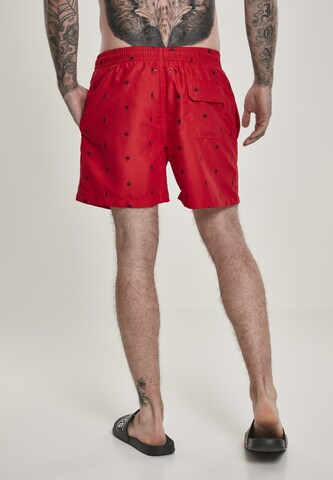 Urban Classics Board Shorts in Red