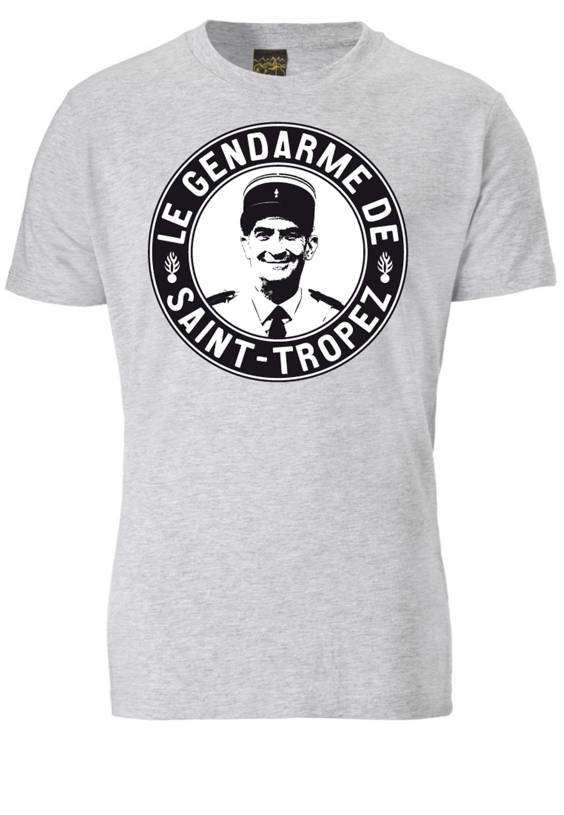 LOGOSHIRT Shirt in Grey: front