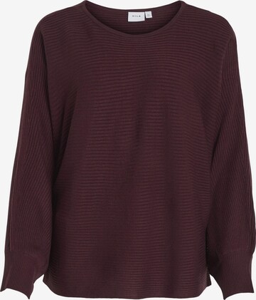 VILA Sweater in Red: front