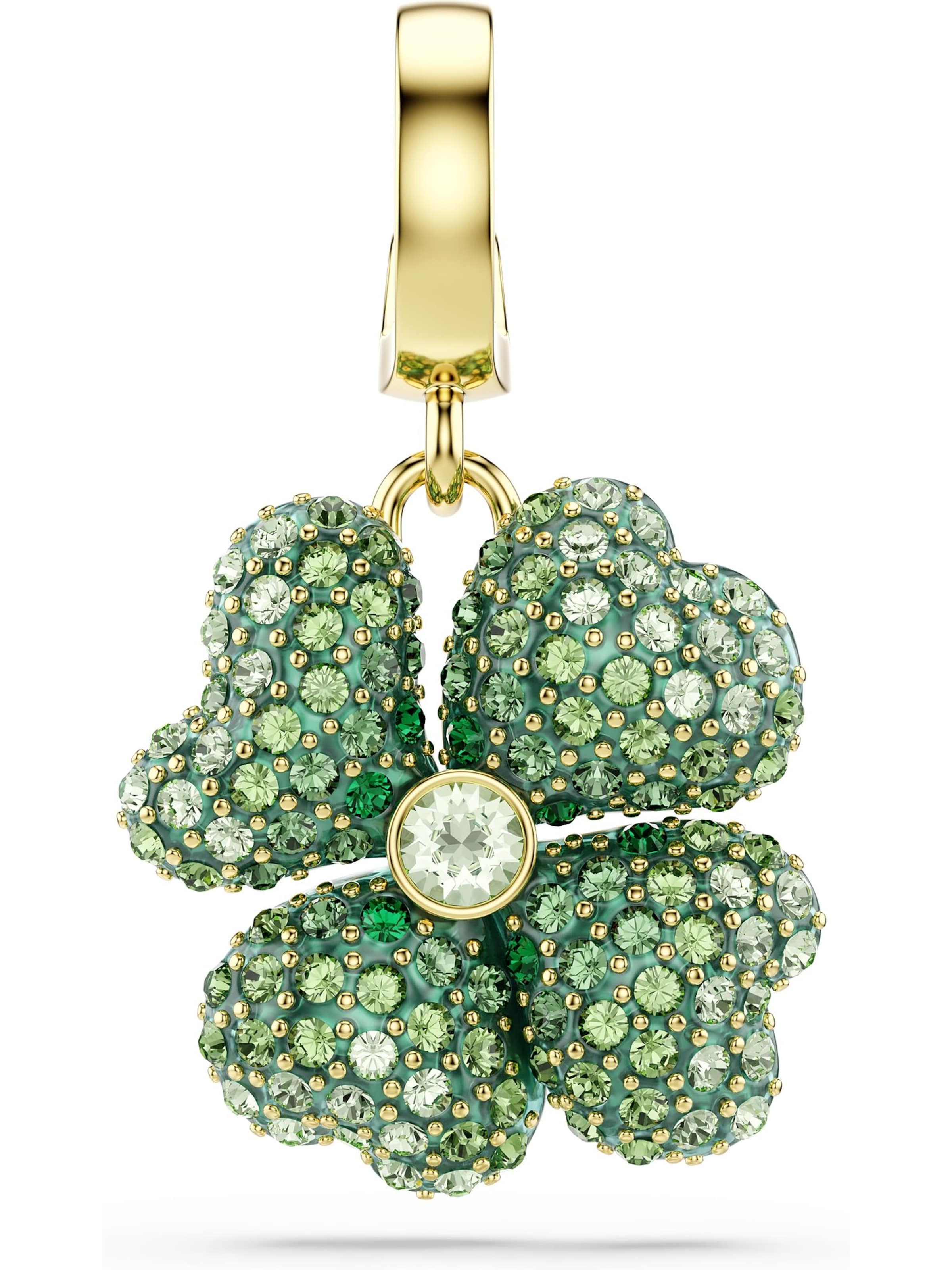 Swarovski Pendant in Yellow: front