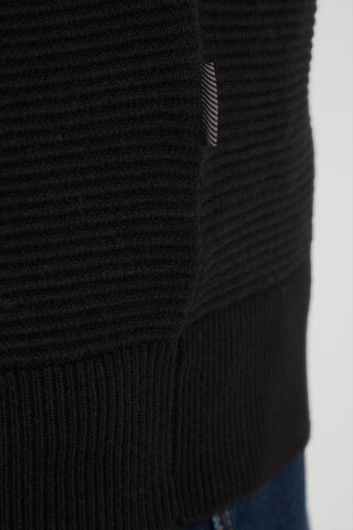 !Solid Cardigan 'Cezar' in Schwarz