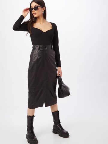 Shirtbody Missguided en noir