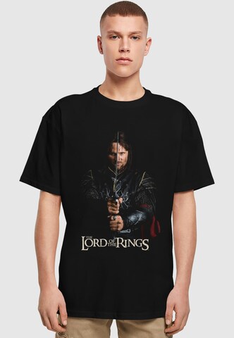 Merchcode - Camiseta 'Lord of the Rings - Aragorn' en negro: frente