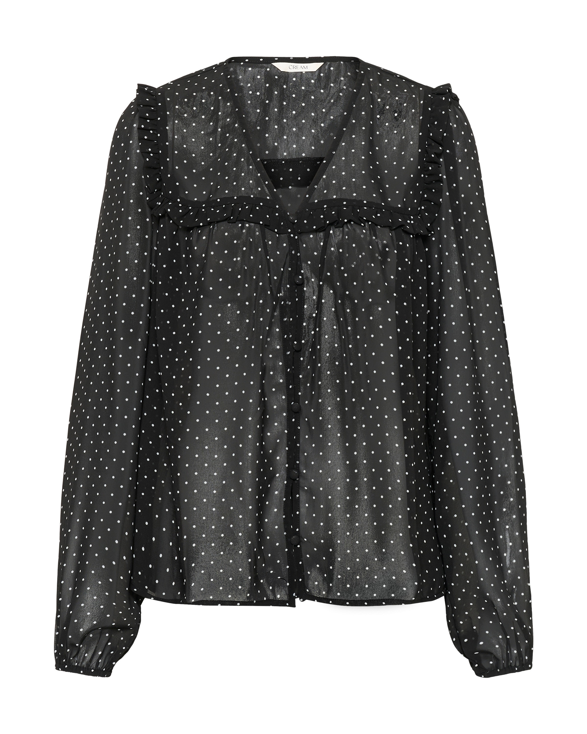 Cream - Blusa ' ' en negro: frente