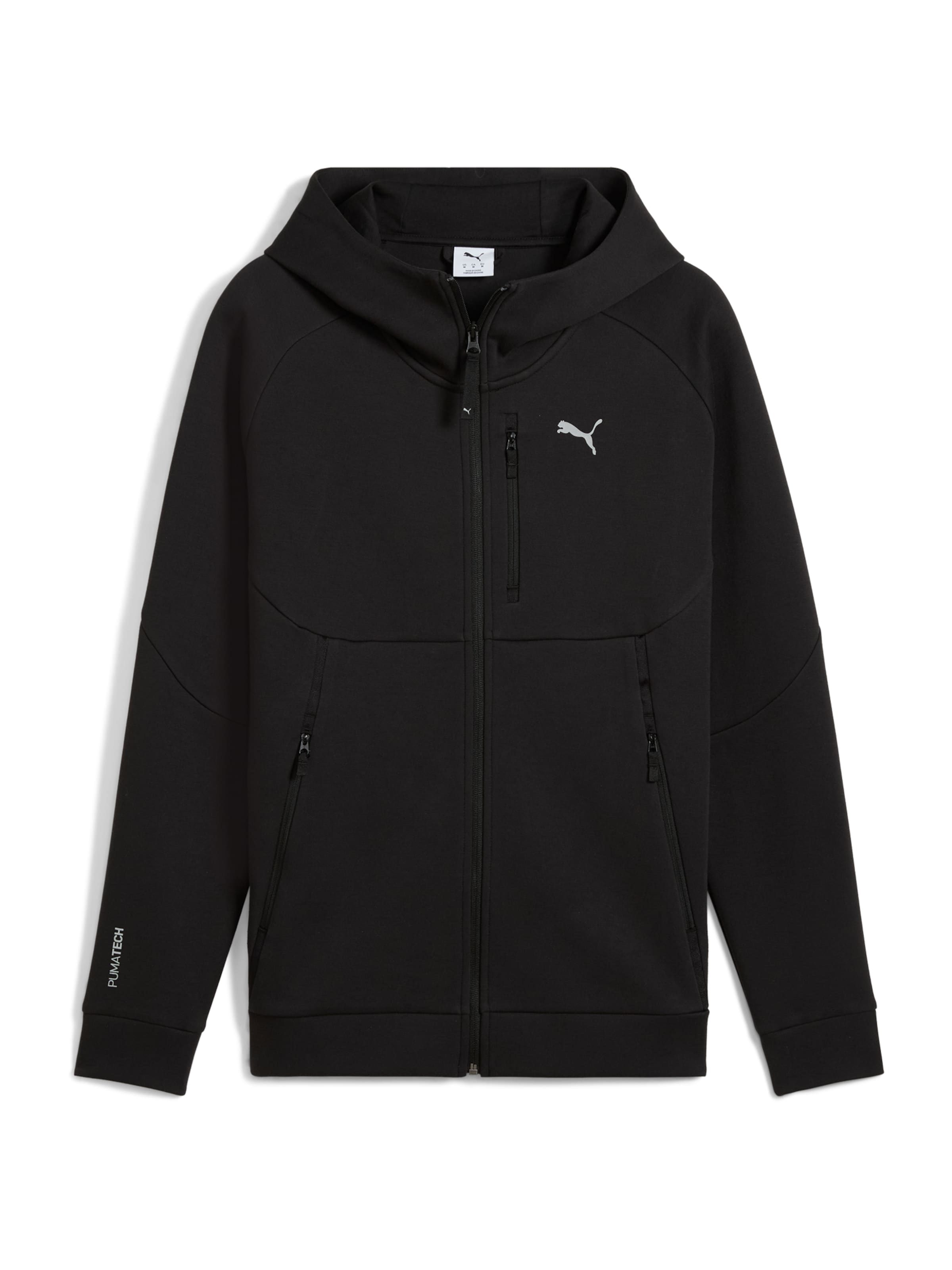 PUMA Sport szabadidős dzsekik 'Pumatech' - fekete: elől