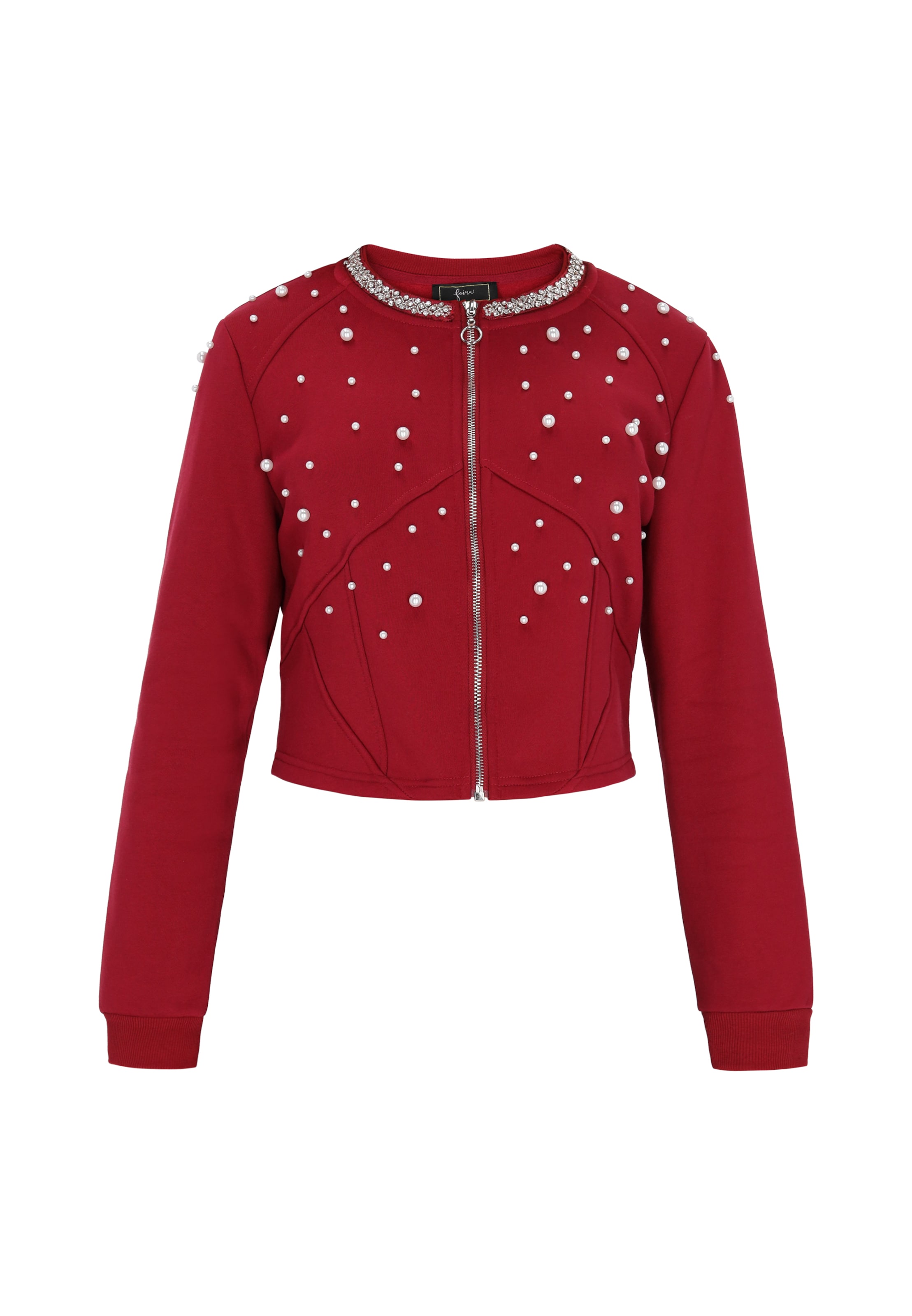 faina - Sweatshirt em vermelho: frente