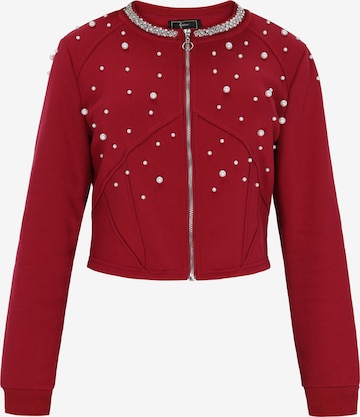 faina - Sudadera en rojo: frente