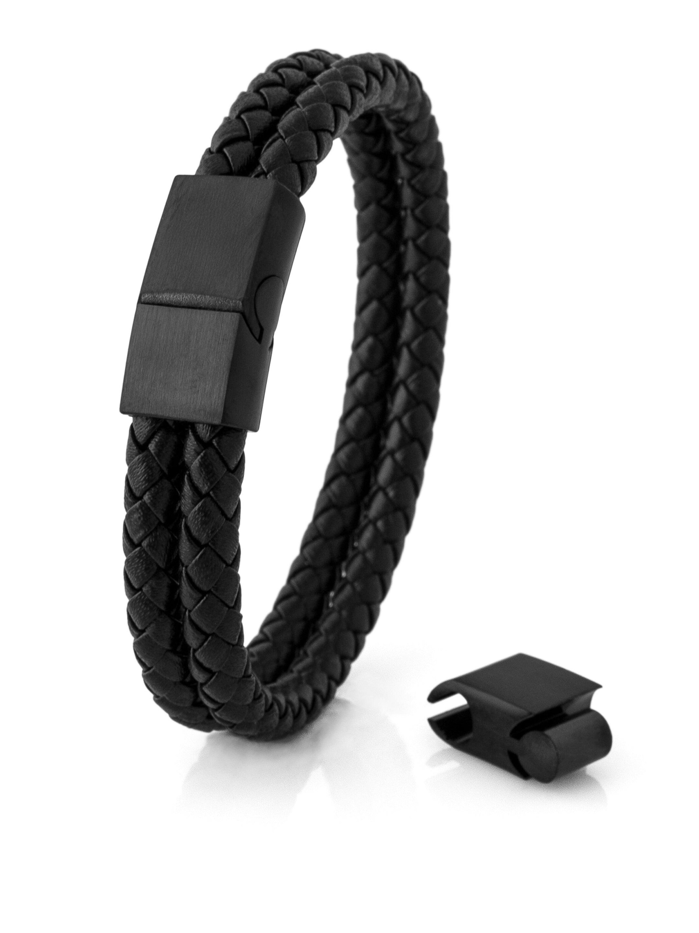 Akitsune Armband 'Simplicitas'‌‌‌ in Schwarz