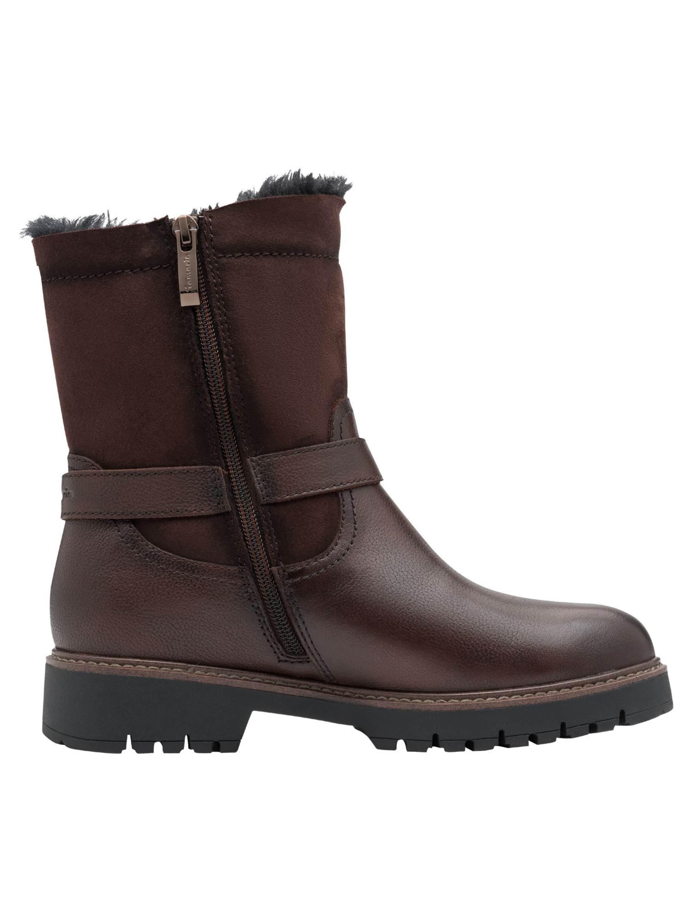 Tamaris Enkellaarsjes in Bruin