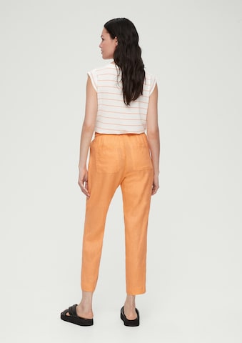 Effilé Pantalon s.Oliver en orange