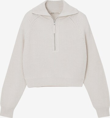 Pull&Bear Tröja i beige: framsida