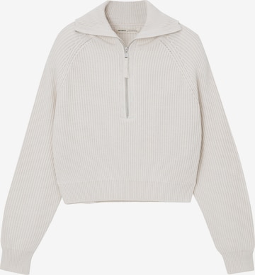 Pull-over Pull&Bear en beige : devant