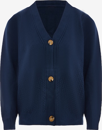 ZITHA Knit cardigan in Blue: front