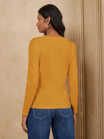 love & roses - Camiseta en amarillo