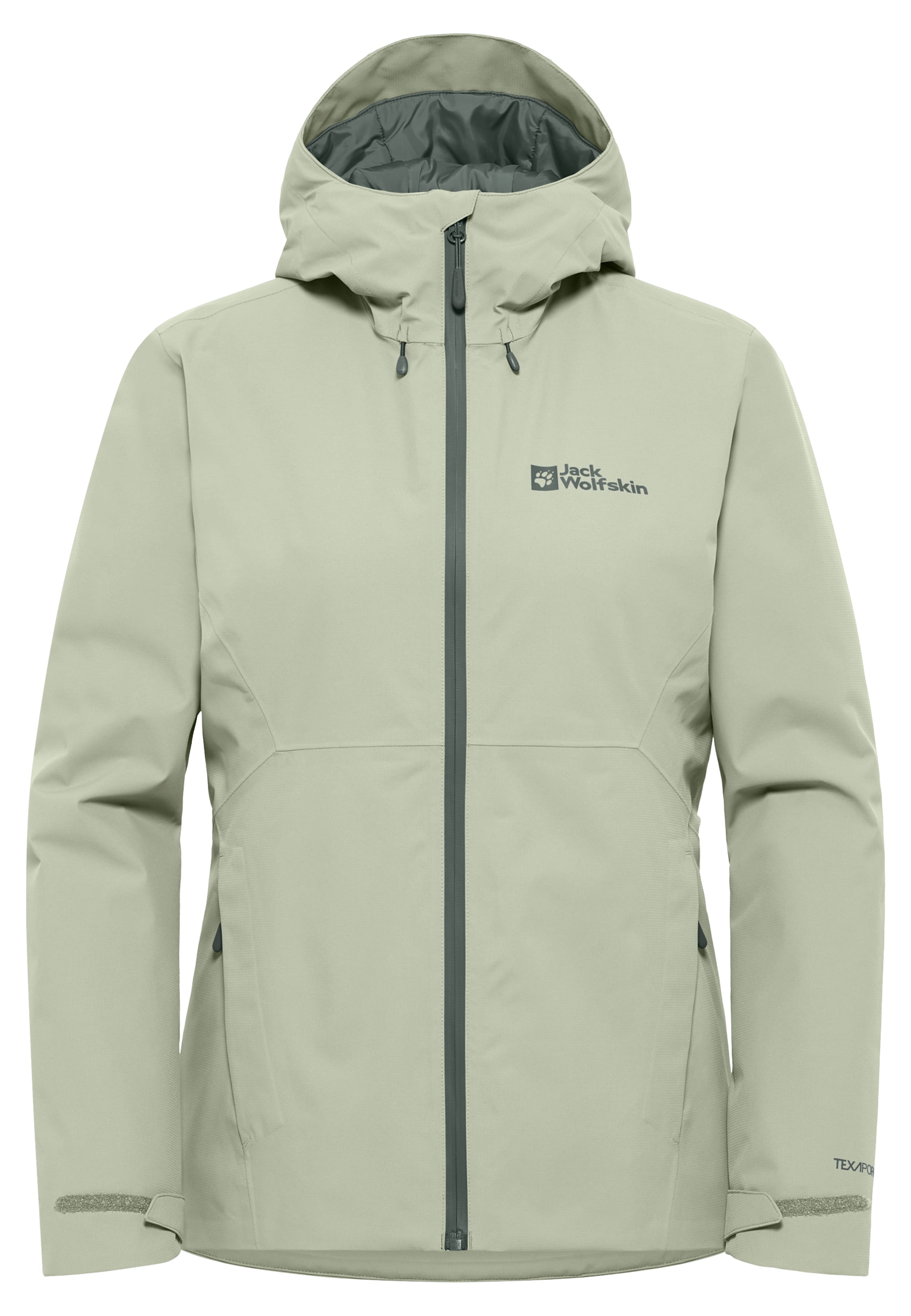 JACK WOLFSKIN Outdoorjacke in Grün: Vorderseite