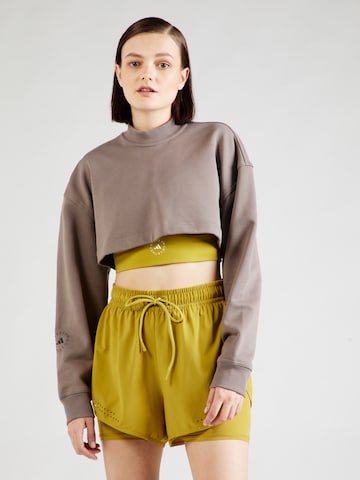 ADIDAS BY STELLA MCCARTNEY - Sweatshirt em castanho: frente