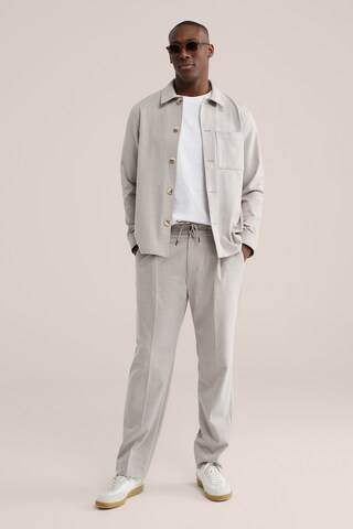 WE Fashion Regular Fit Hemd in Grau