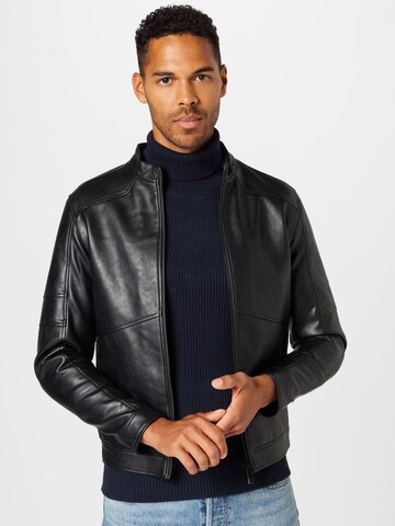 JACK & JONES Between-Season Jacket in Black: front