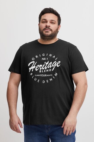 T-Shirt BLEND en noir : devant