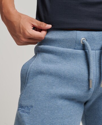 Superdry Tapered Pants in Blue