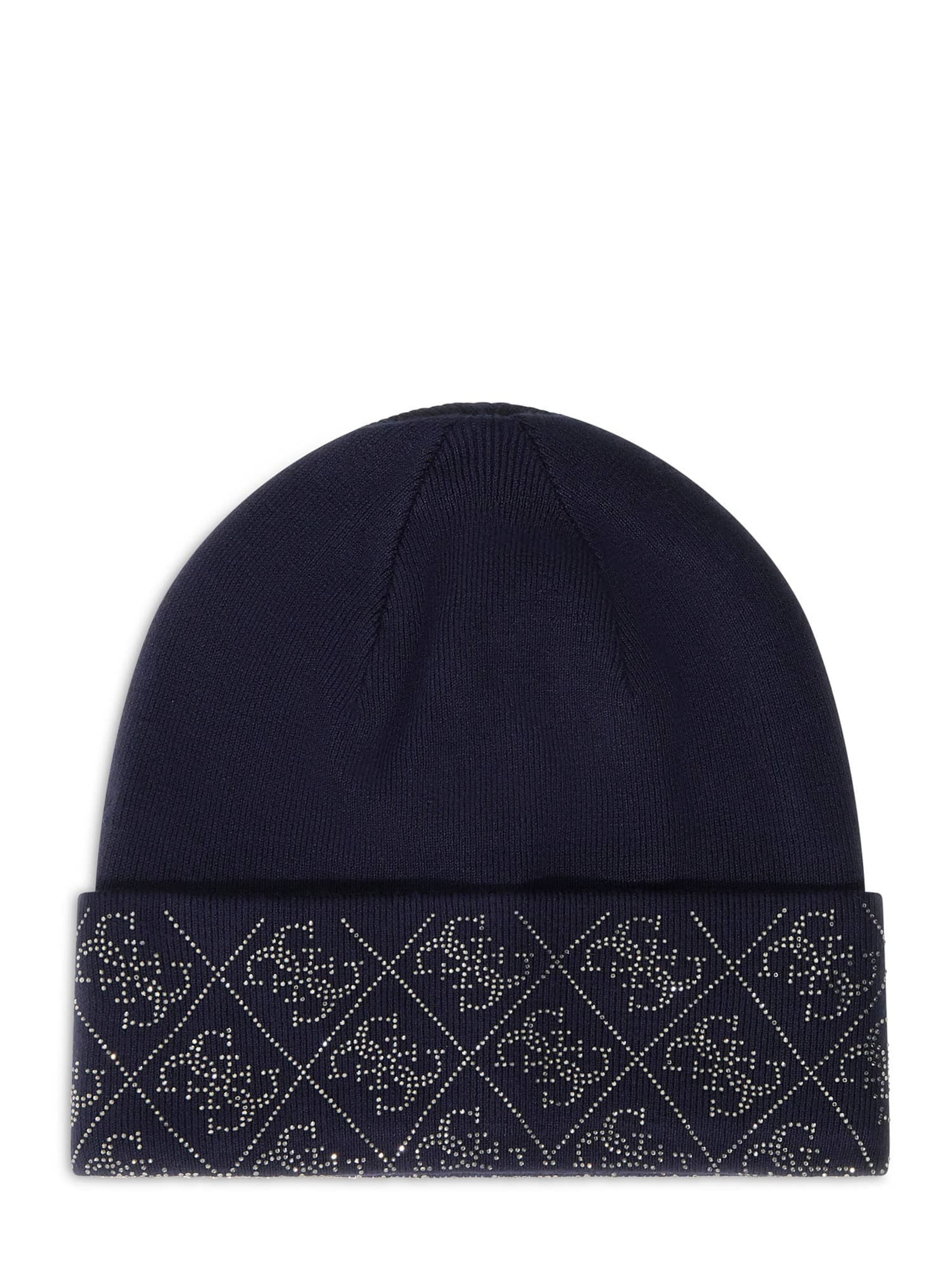 GUESS Beanie in Blue: front