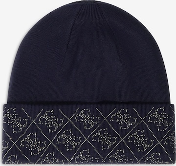 GUESS Beanie in Blue: front
