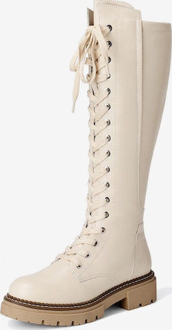 Dream Pairs Schnürstiefel in Beige: Vorderseite
