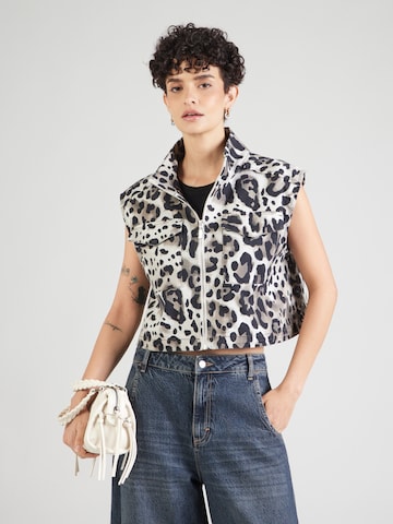 Gilet di monari in marrone: frontale