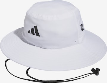 ADIDAS PERFORMANCE Athletic Hat in White: front