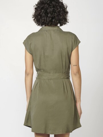 KOROSHI Shirt dress in Green